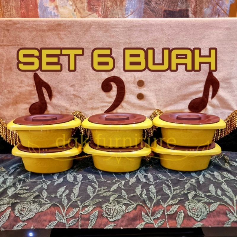 Tempat Wadah Penyimpanan Basi Bakul Prasmanan Saji Makanan Sayur Lauk Nasi Kotak Segi Bulat Oval Min