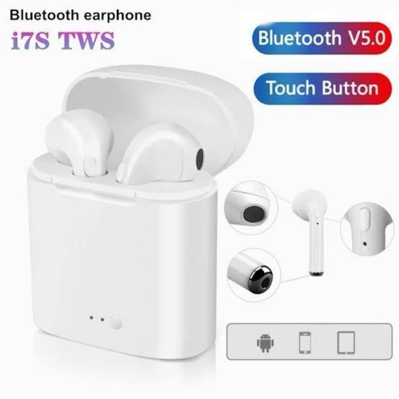 Headset Bluetooth I7S TWS V5.0 HF I7S Sport Wireless Ori 99%