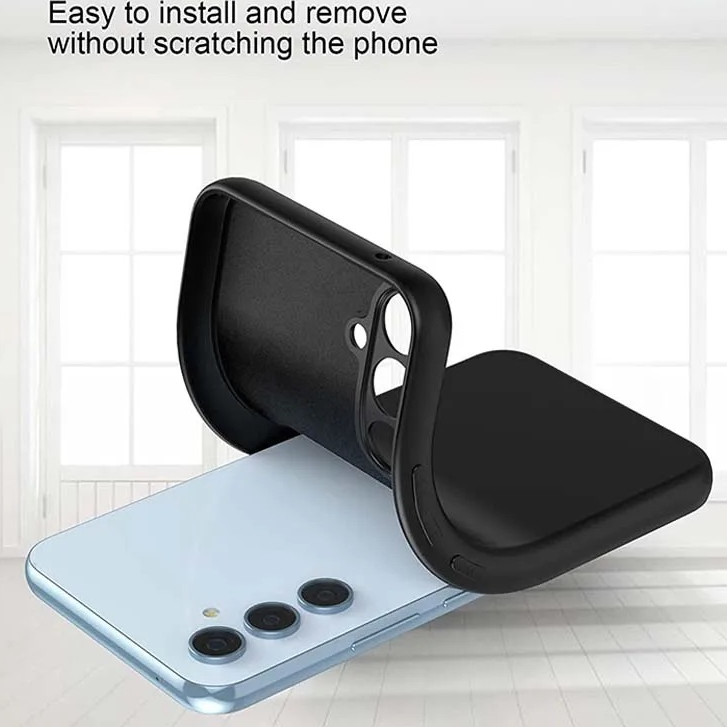 Black Case Slimfit Samsung A56 A36 A26 A15 A16 A55 A35 A25 M54 M34 A54 A24 A14 A34 A53 A73 A33 A23 A