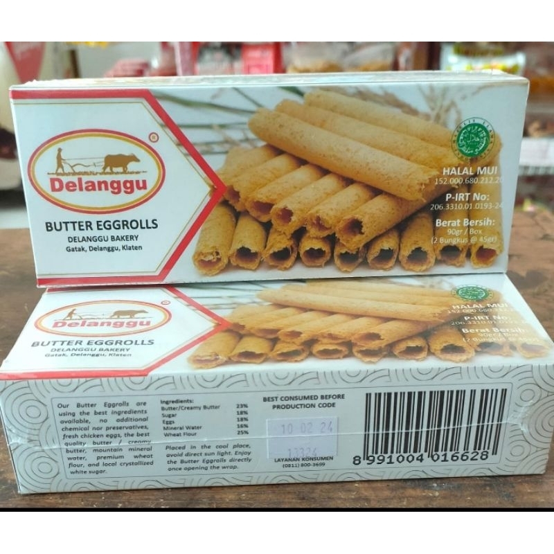 BUTTER EGGROLLS DELANGGU 90gram
