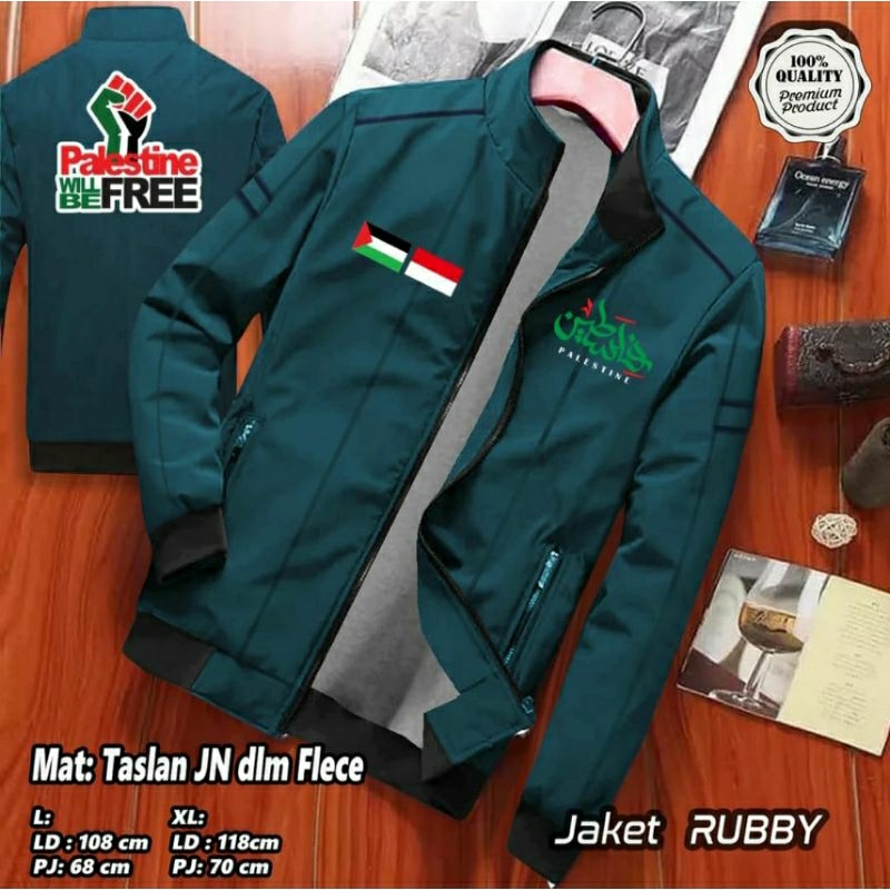 WINTER RUBBY FREE PALESTINE / JAKET FREE PALESTINE / FREE PALESTINA / JAKET PALESTINA / JAKET GAZA /