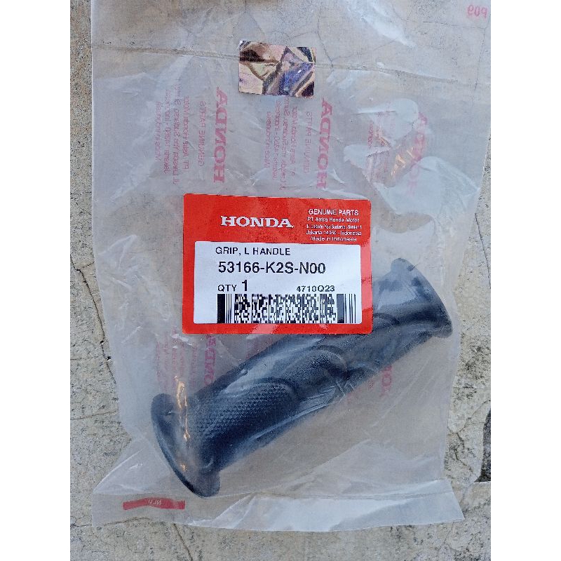 53166-K2S-N00 Karet Hand Grip Kiri L Beat Scoopy FI eSP Vario 125 150 Supra X 125 FI Revo 110 New