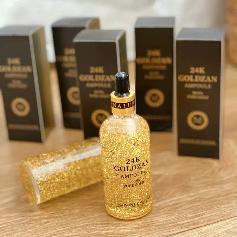 SERUM GOLDZAN 24K AMPOULE 99.9% PURE GOLD ORIGINAL