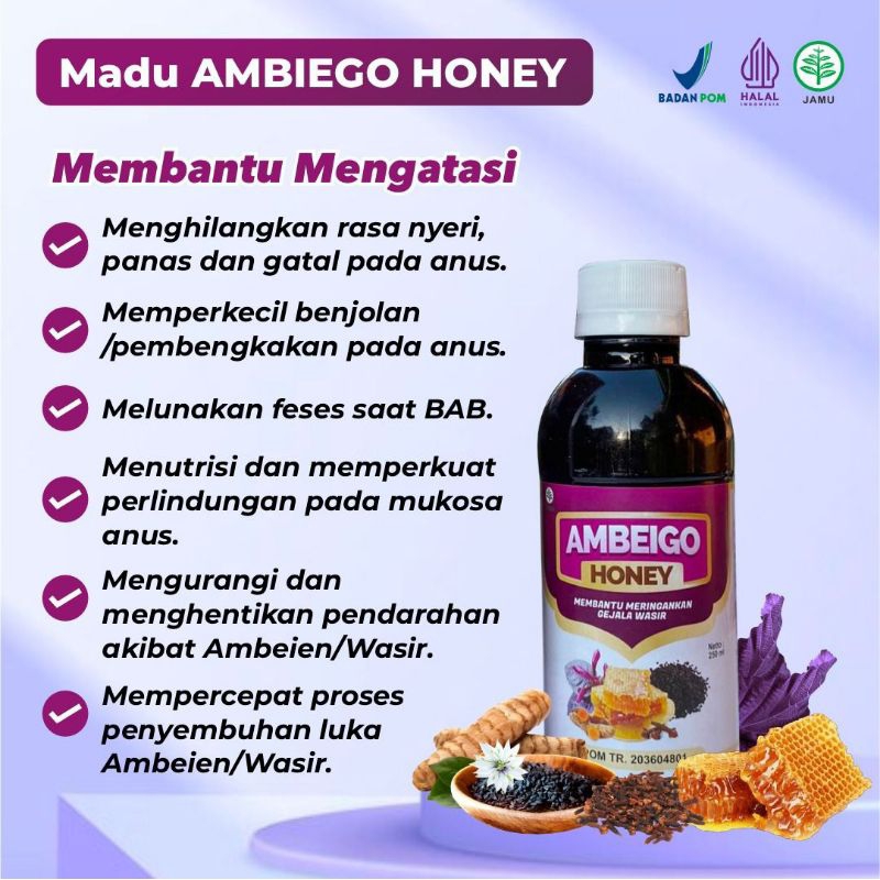 Ambeigo Honey Obat Wasir Paling Ampuh madu wasir ambeien paling ampuh