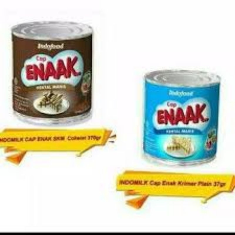 

Susu Kental Manis cap Enaak / Enak Kaleng 370gr