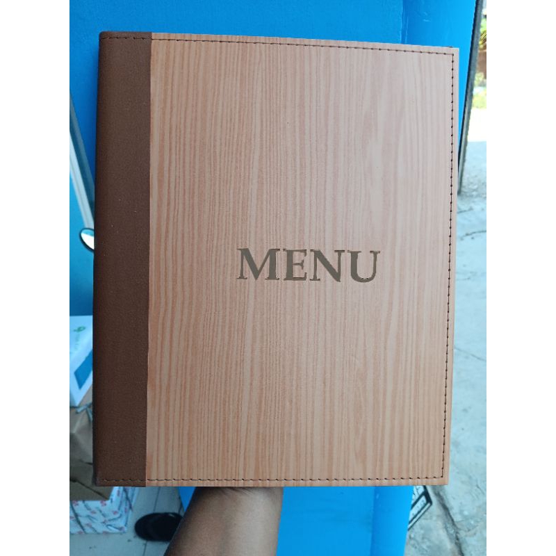 

Cover Buku Menu Size A4 Bahan Hpl Ready