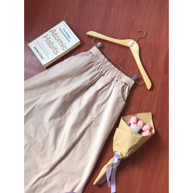 ROK CORDUROY TEBAL | KOREAN SKIRT | KOREAN STYLE | CORDUROY SKIRT