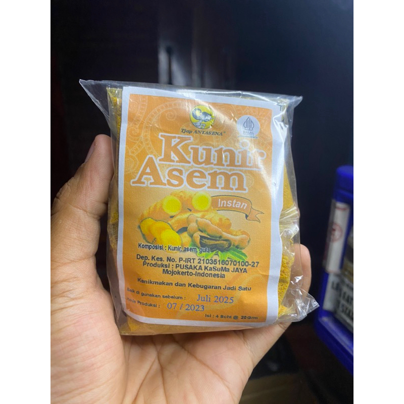 

KUNIR ASEM serbuk minuman instan