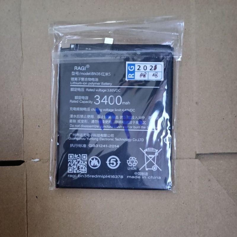 baterai bn 35 xiaomi redmi 5 battery bn-35