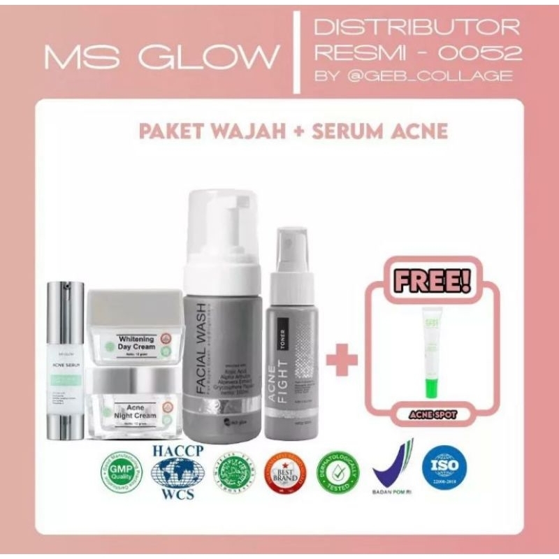 paketan Ms glow lengkap