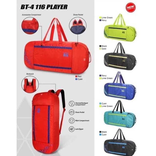 Tas Badminton RS BT4 PLAYER 116 Ransel Jinjing Backpack Original