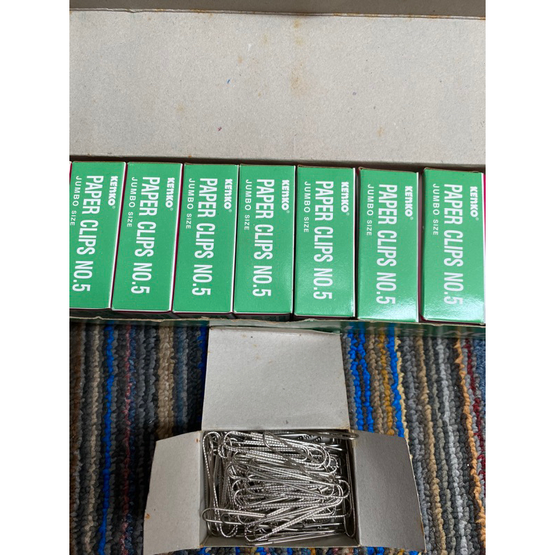 

KENKO Paper Clips Jumbo No. 5 / KLIP KERTAS JUMBO ( Besar )- 1 Box