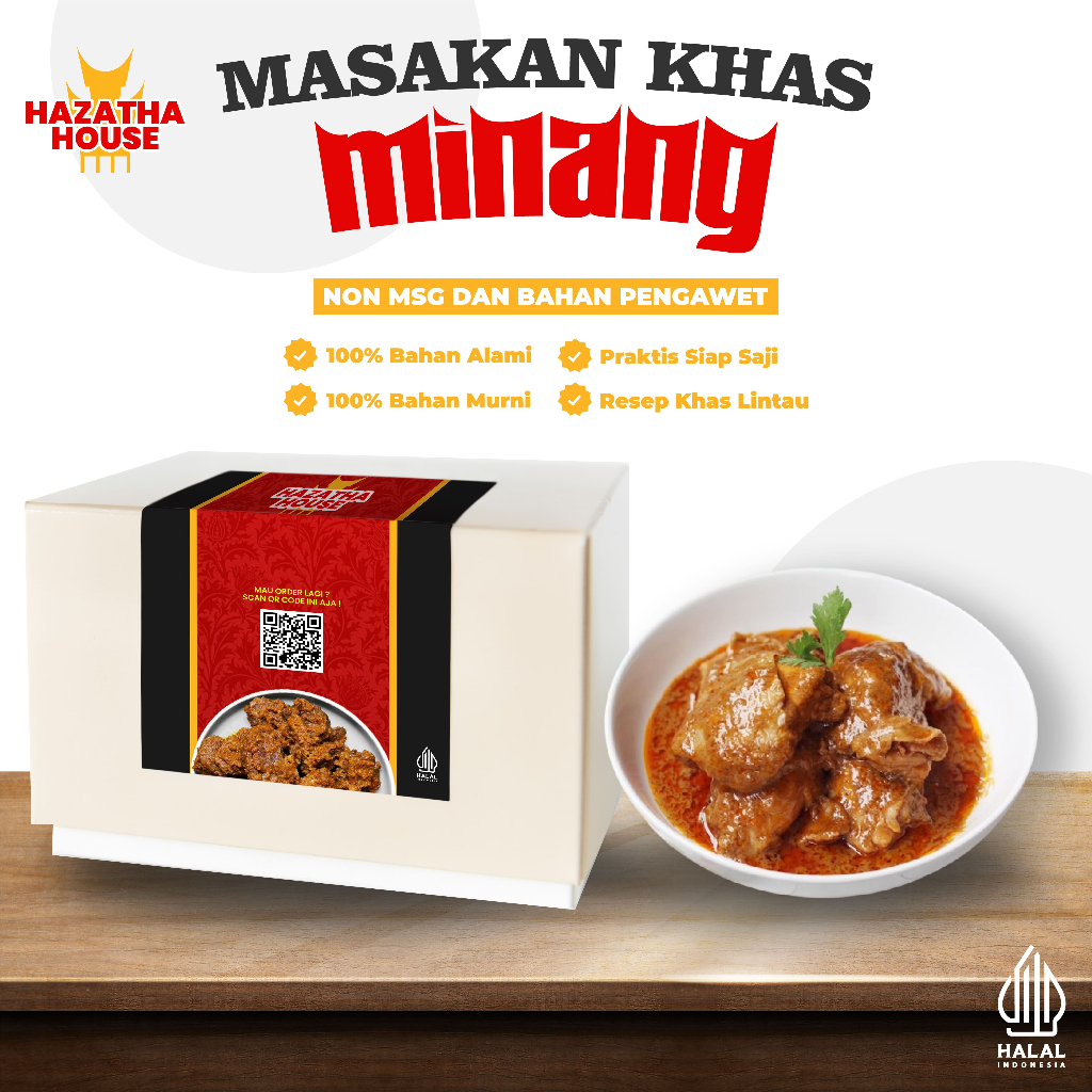 

Rendang Ayam Kampung Hazatha - 250gr
