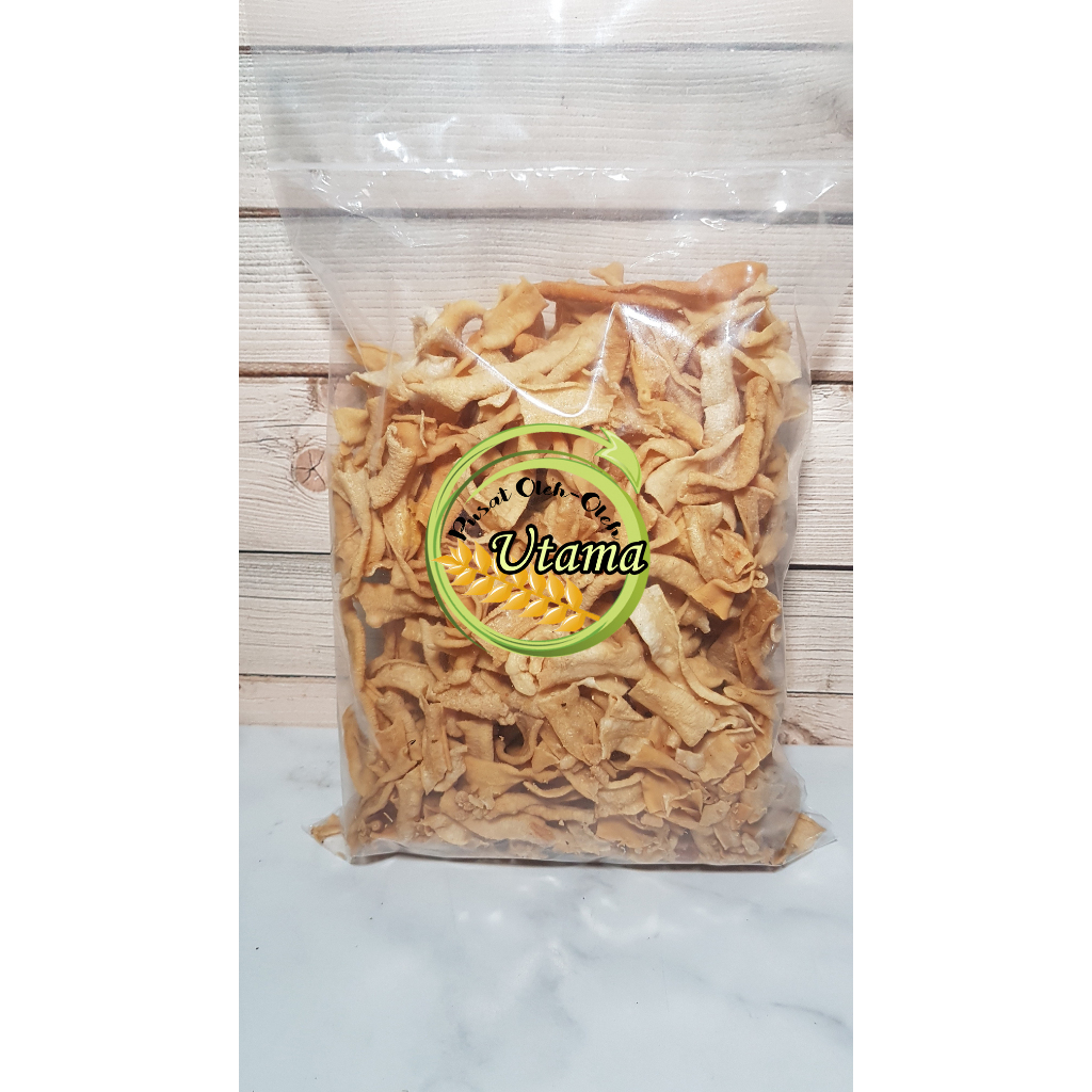 Keripik Usus Tanpa Tepung 100gr - kripik usus ayam - usus goreng renyah gurih - makanan olahan usus 