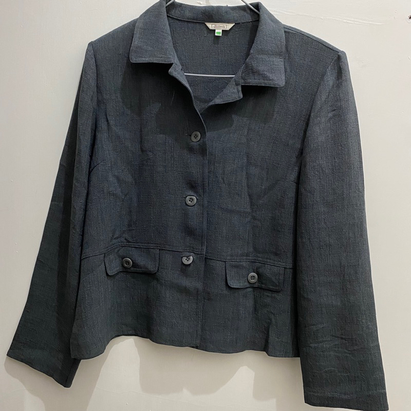 preloved blazer crop