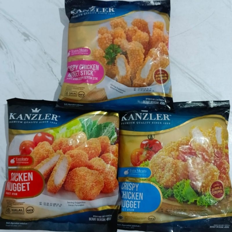 

KANZLER CRISPY CHICKEN NUGGET BUBBLE 450GRAM