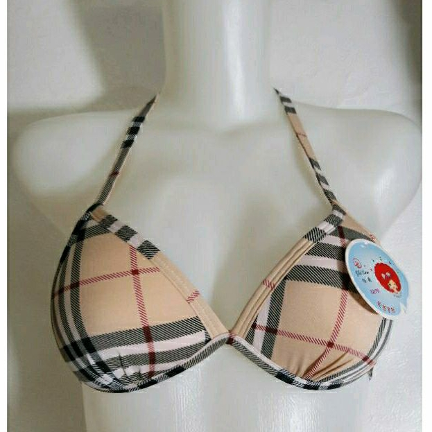 Bra Model Bikini Bh Ikat leher Busa Tipis