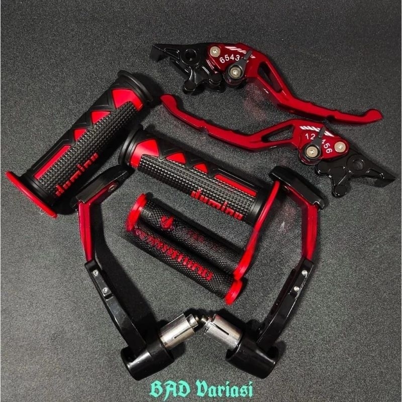 PAKET HEMAT VARIASI proguard robot plus handle rem cnc plus handfat grip plus karet handle rem untuk