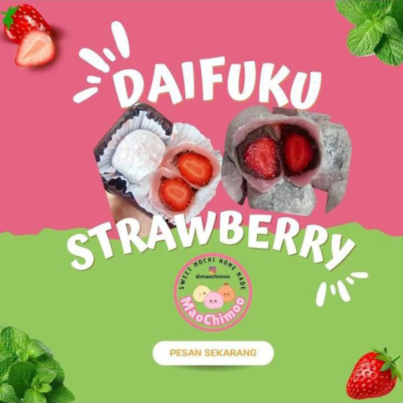 

Daifuku Mochi - Strawberry