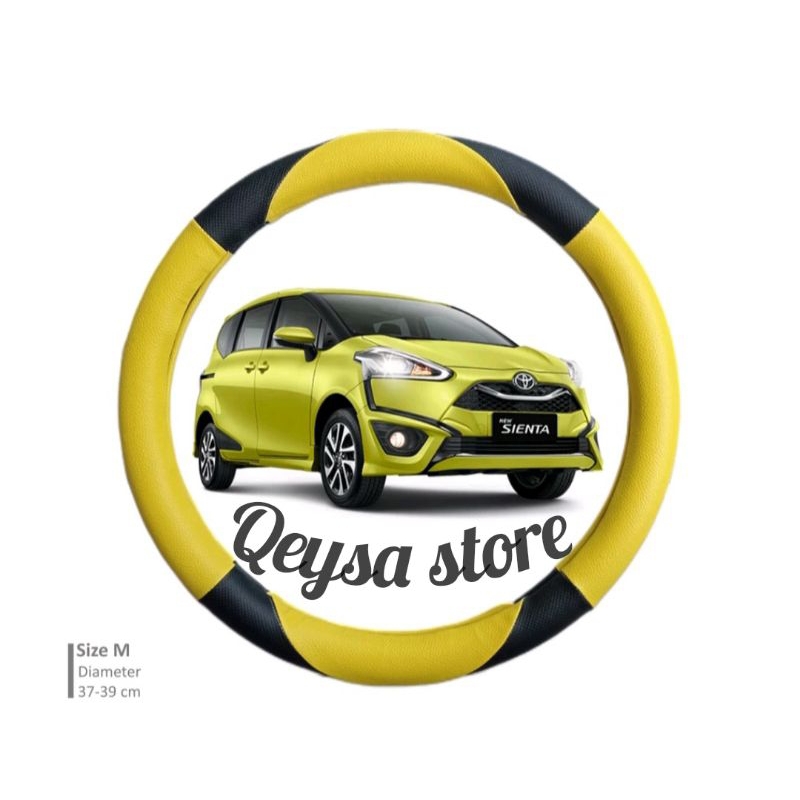 sarung stir mobil sienta  sarung stir sienta variasi