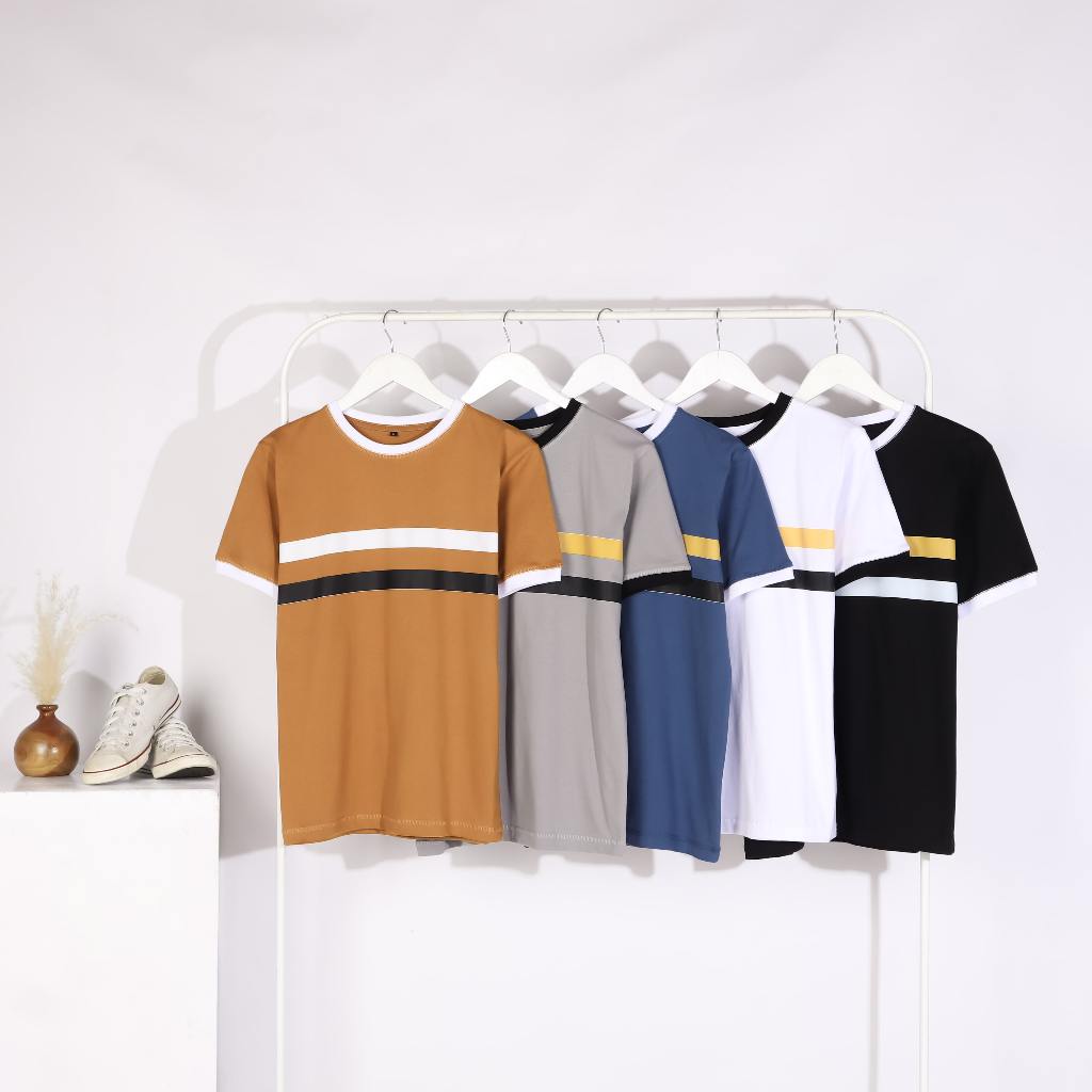 Baju Kaos Pria Terbaru 2024 Mewah Merk Brofash Cotton Combed 24s/ Baju Kaos Pria Lengan Pendek / Kao