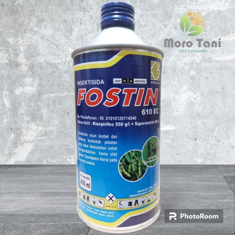 FOSTIN 610 EC Insektisida Ulat & Kupu 500 ML dan 100 ML