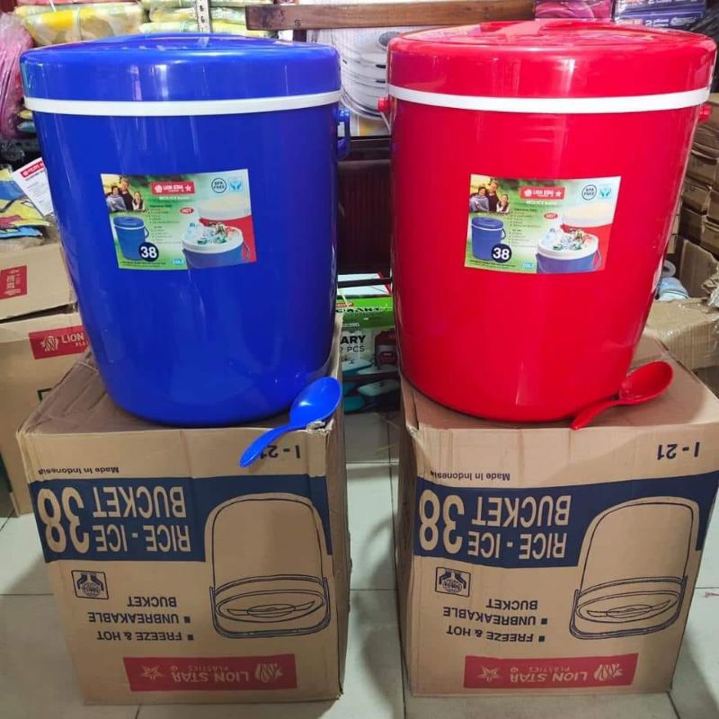 termos nasi termos es JUMBO RICE-ICE BUCKET 38 Lion Star