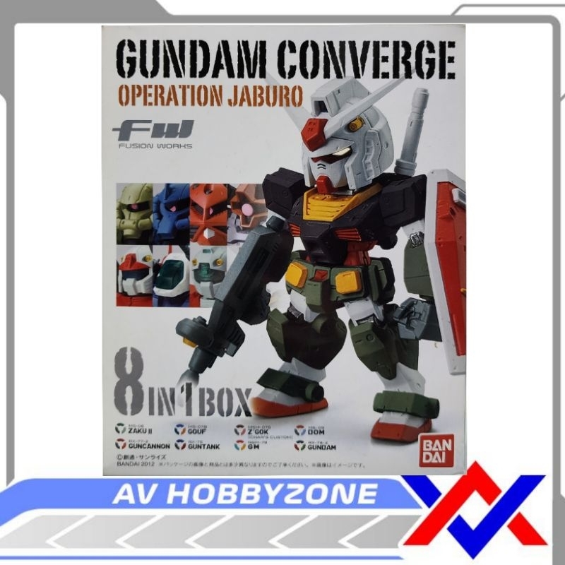 Gundam Converge Operation Jaburo 8 in 1 Box Bandai