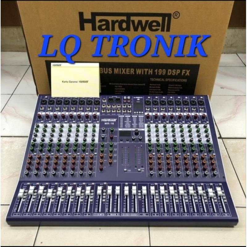 MIXER AUDIO MURAH HARDWELL MR16 ORIGINAL MIXING 16 CHANNEL