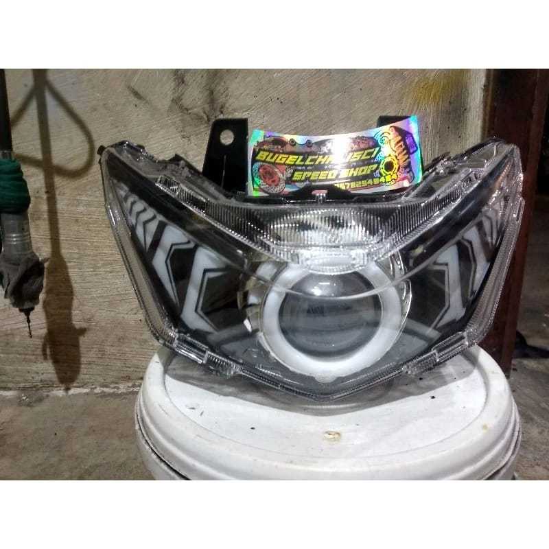 Reflektor Lampu Beat Deluxe 2020-2023 | Beat street 2020-2023| Beat Deluxe Custom lazy