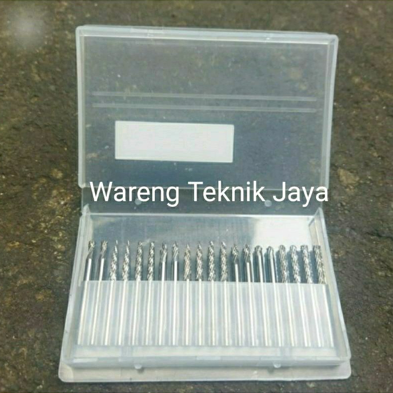Mata Bor Ukir Kikir Besi Tungsten Carbide Rotary File 3 × 3 Mm