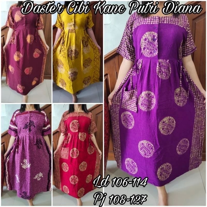 Daster Cibi Kancing Putri Diana