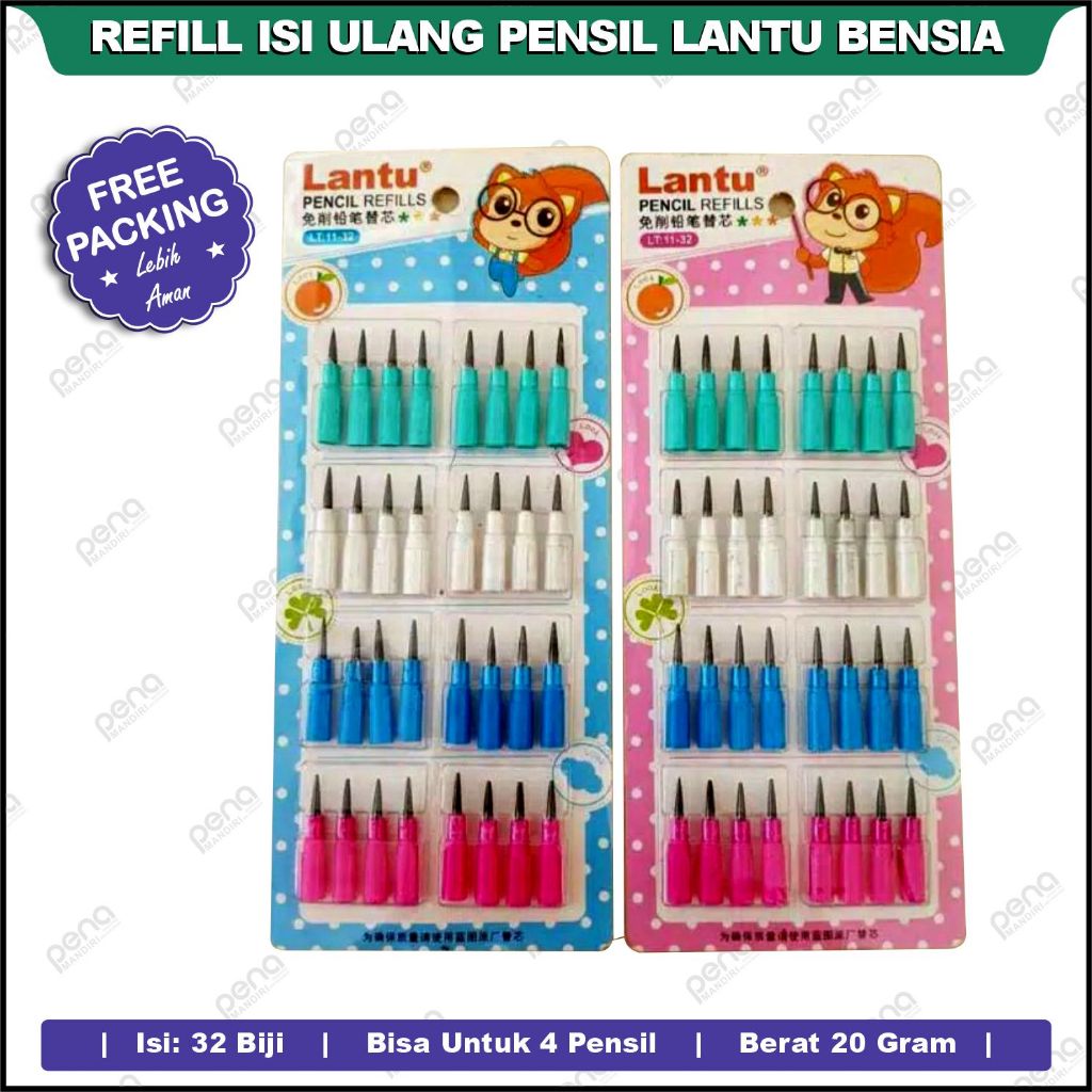 

Refill Isi Ulang Pensil Susun Sambung Lantu Bensia