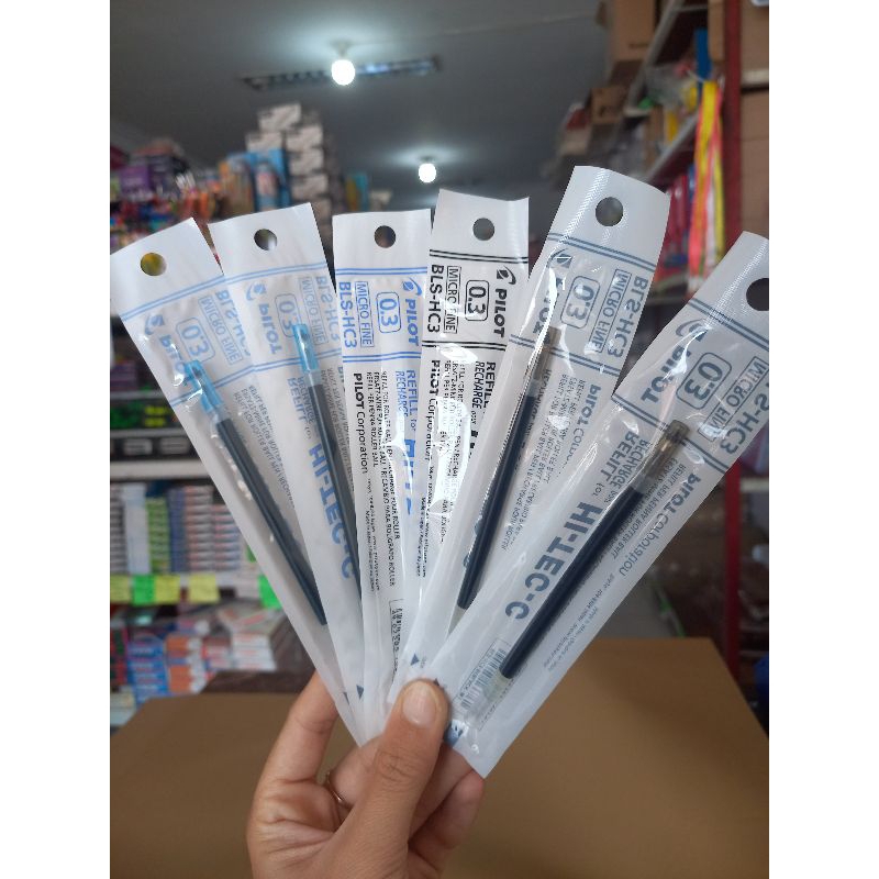 

REFILL HI-TEC-C PILOT 0.3mm - HITAM BIRU
