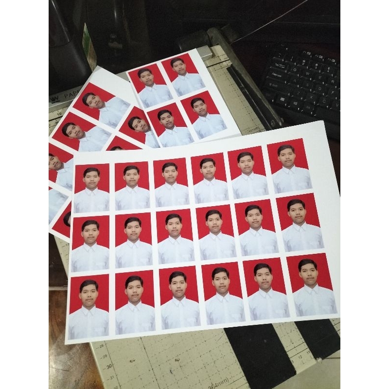 paket cetak foto lamaran kerja 2x3 3x4 4x6 Glossy