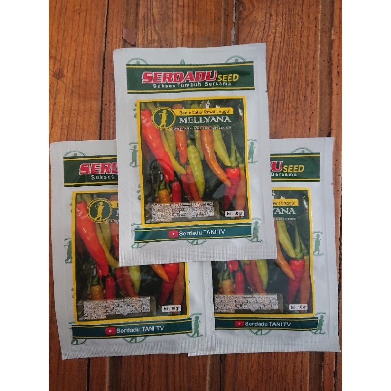 Benih Cabe Rawit Mellyana 10gr Serdadu Seed