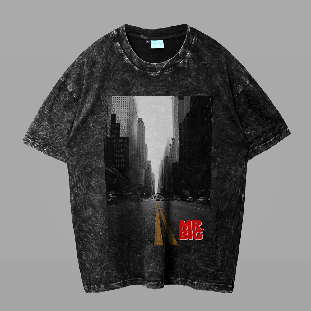 Kaos mr big tour washing distro pria wanita uniseks bahan tebal katun combed 24s premium
