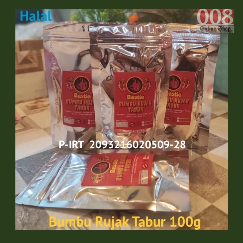 

Bumbu Rujak Tabur Instan100g Bestie Pedas Dan Extra Pedas