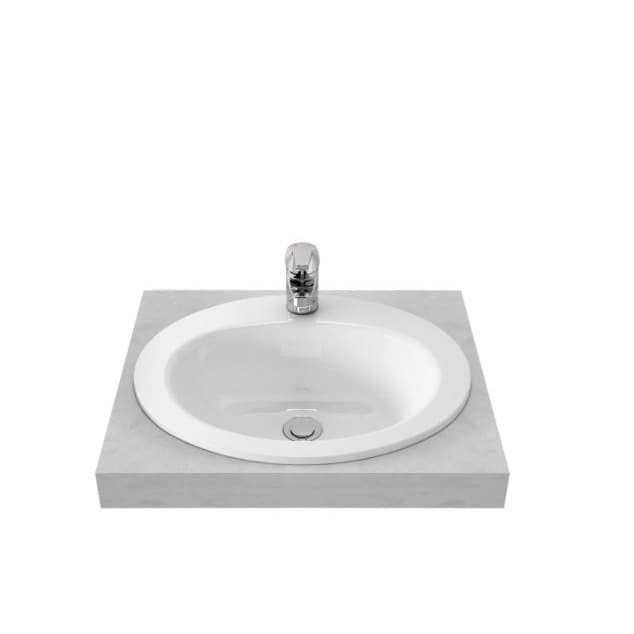 Wastafel Toto L 568 V3 / L568V3 Full Set Kran Dingin