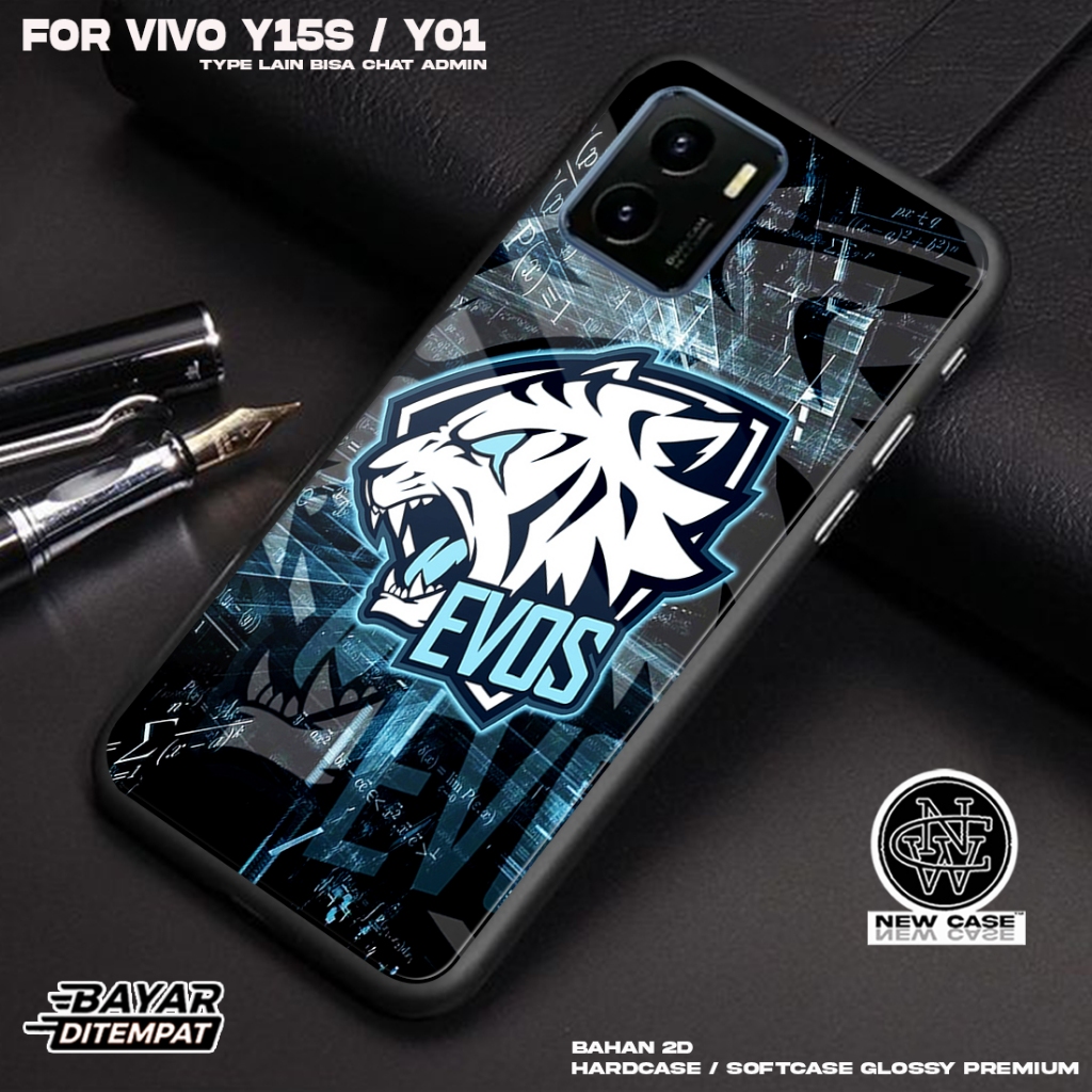 Case VIVO Y15S / Y01 - Casing Hp Terbaru 2023 Newcase [ EVOS] Silikon Hp Mewah - Kesing Hp VIVO Y15S