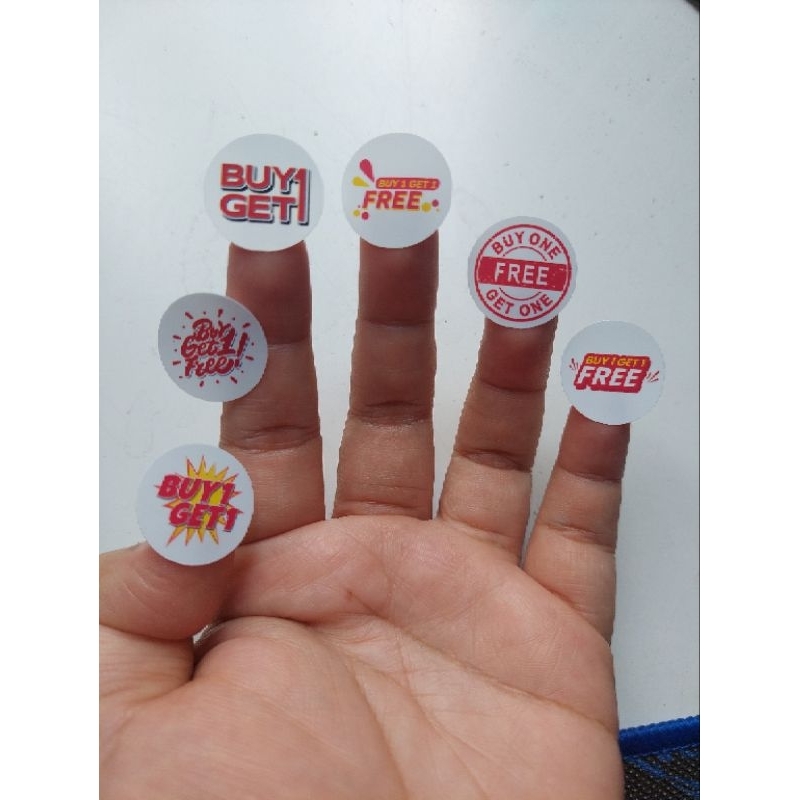 

STIKER BUY ONE GET ONE