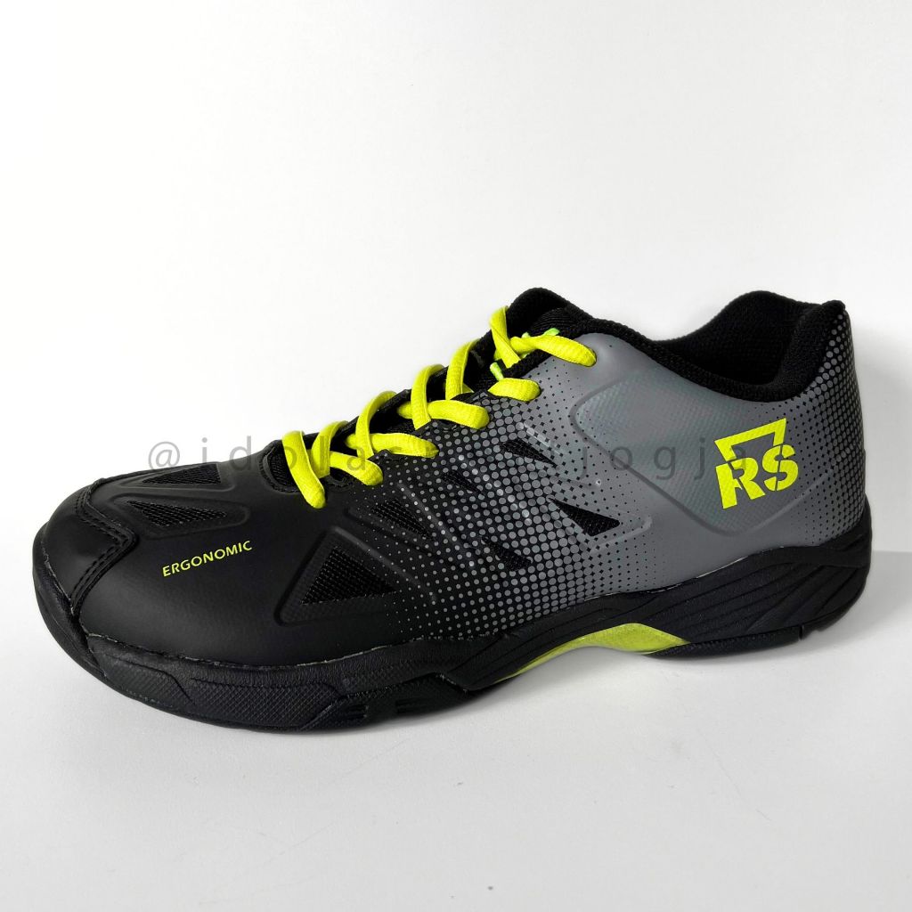 Reinforce Speed RS SND 05 Dark Gray/Black Sepatu Badminton