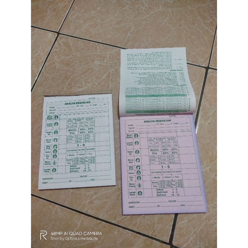 

Buku AnaLisa Tubuh / Buku Tanita