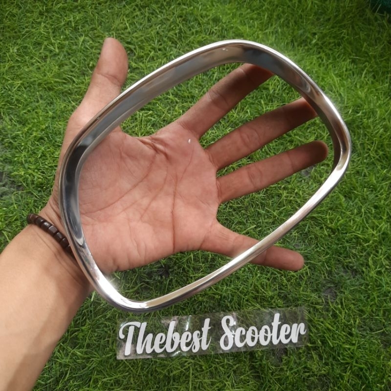 Ring lampu vespa super sprint siem import bagus crome