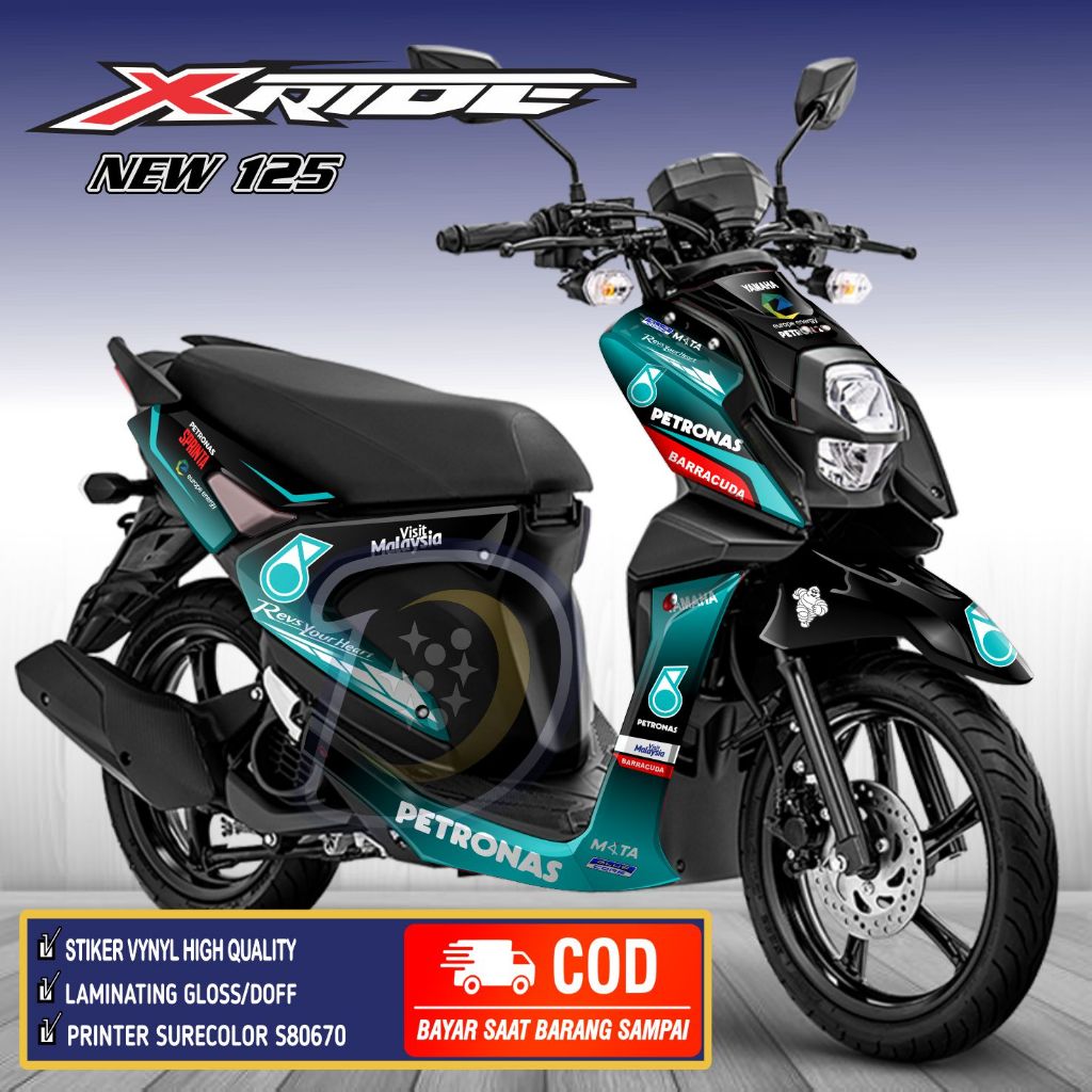 COD / Bayar Ditempat Decal Stiker X RIDE 125 Striping Xride 125 Stiker Motor Yamaha X ride 125 Petro