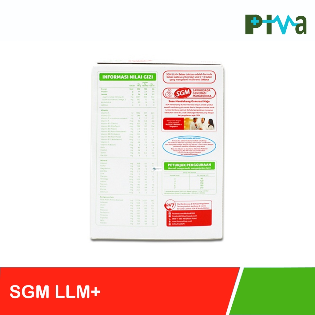 Tokoani17 Sgm Llm+ Susu Formula Bayi 200Gr 400Gr