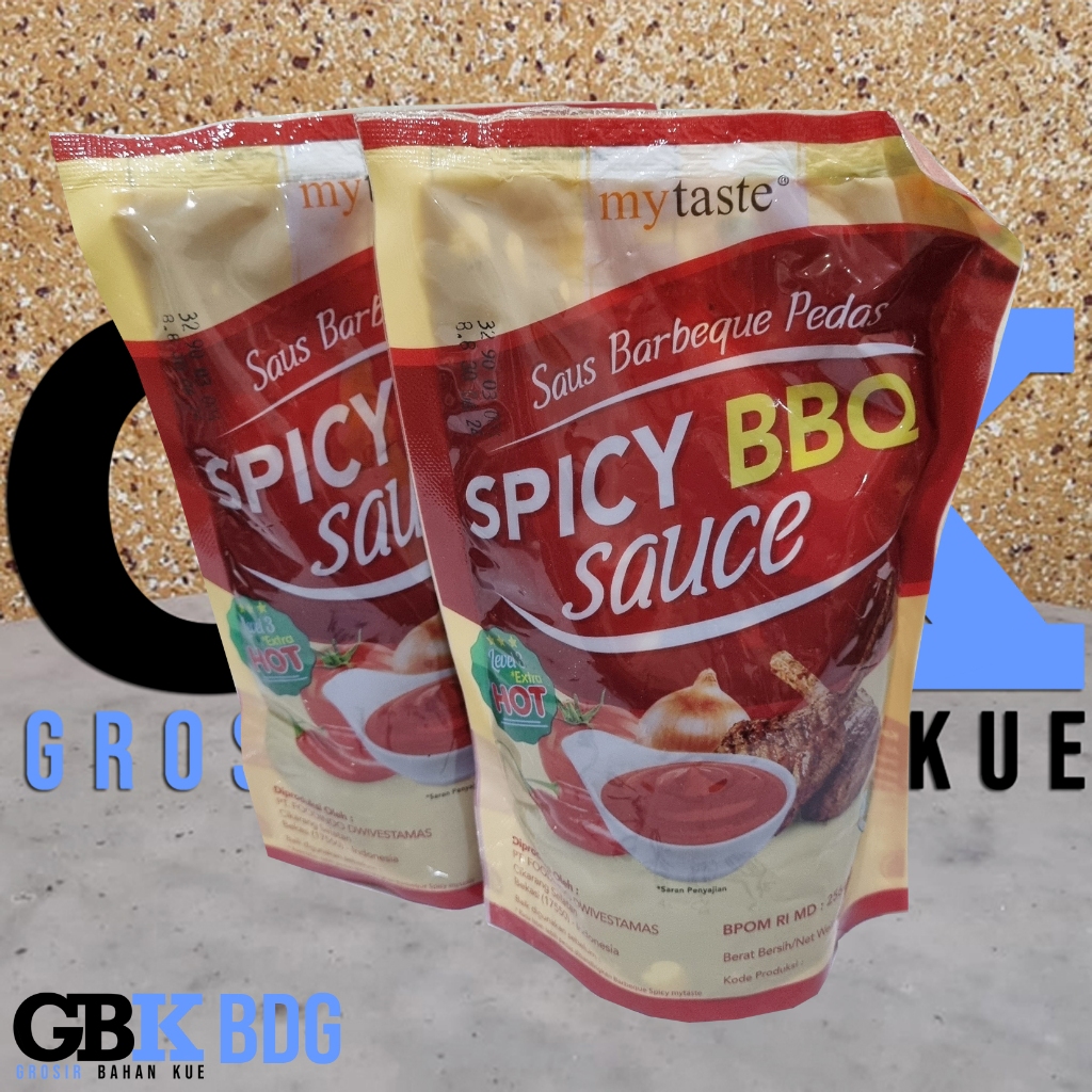 

BBQ Barbeque Sauce Spicy Level 3 MyTaste 500 gram