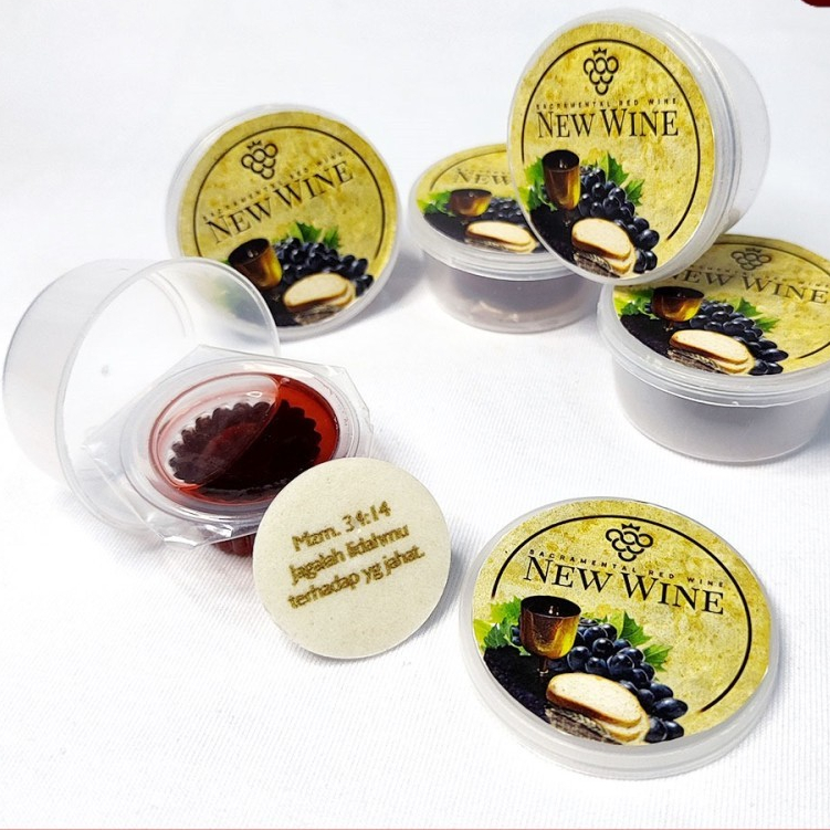 

Minuman Paket Perjamuan Gereja NW Cup Isi1-Roti Ayat Kecil