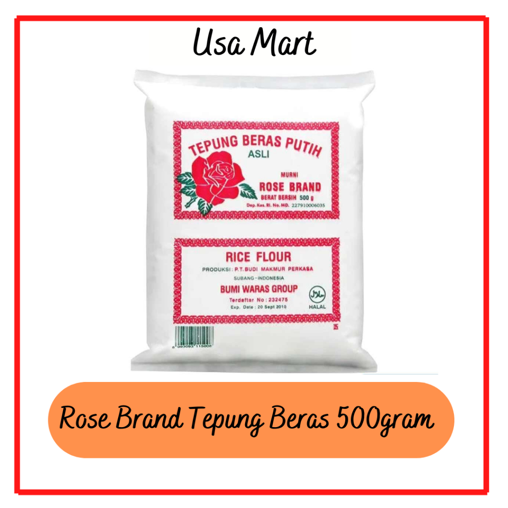 

ROSE BRAND Tepung Beras Putih 500 gram