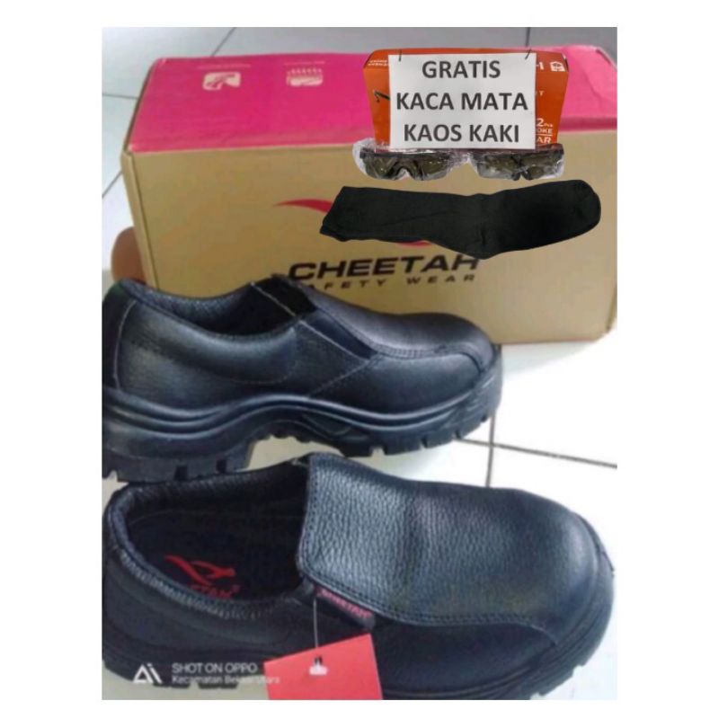 SEPATU CHEETAH 3002 H BLACK-SAFETY SHOES CHEETAH, JUAL SEPATU SAFETY CHEETAH, JUAL SEPATU SAFETY CHE